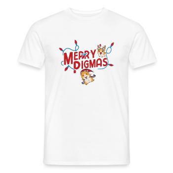 Nagetier Meerschwein Meerschweinchen - Männer T-Shirt - Weiß - Vorne - AI Model Male 178 dark (178cm)