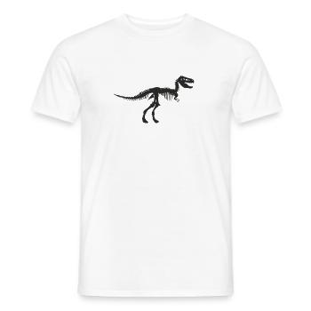 Dinosaurier T-Rex - Männer T-Shirt - Weiß - Vorne - AI Model Male 178 dark (178cm)