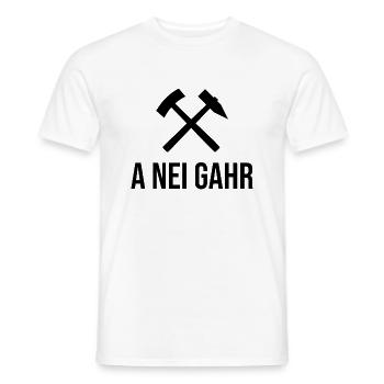 Erzgebirge a nei gahr - Männer T-Shirt - Weiß - Vorne - AI Model Male 178 dark (178cm)