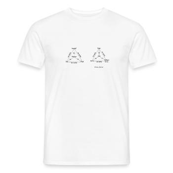 Gott Erklärung - Männer T-Shirt - Weiß - Vorne - AI Model Male 178 dark (178cm)