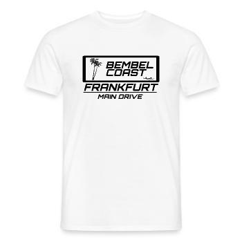 BEMBEL COAST - Männer T-Shirt - Weiß - Vorne - AI Model Male 178 dark (178cm)