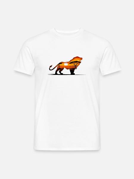 Lion - Wild Life - Men's T-Shirt - white