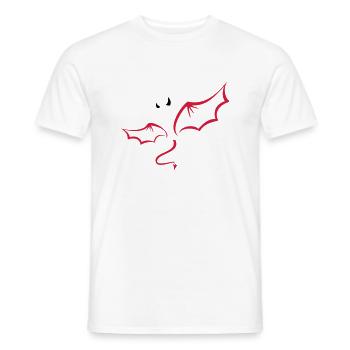 Teufel - Männer T-Shirt - Weiß - Vorne - AI Model Male 178 dark (178cm)