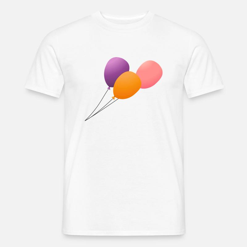 balloner - Mænd T-shirt - hvid