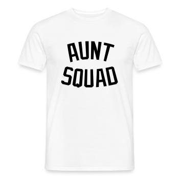 Aunt Squad - Männer T-Shirt - Weiß - Vorne - AI Model Male 178 dark (178cm)