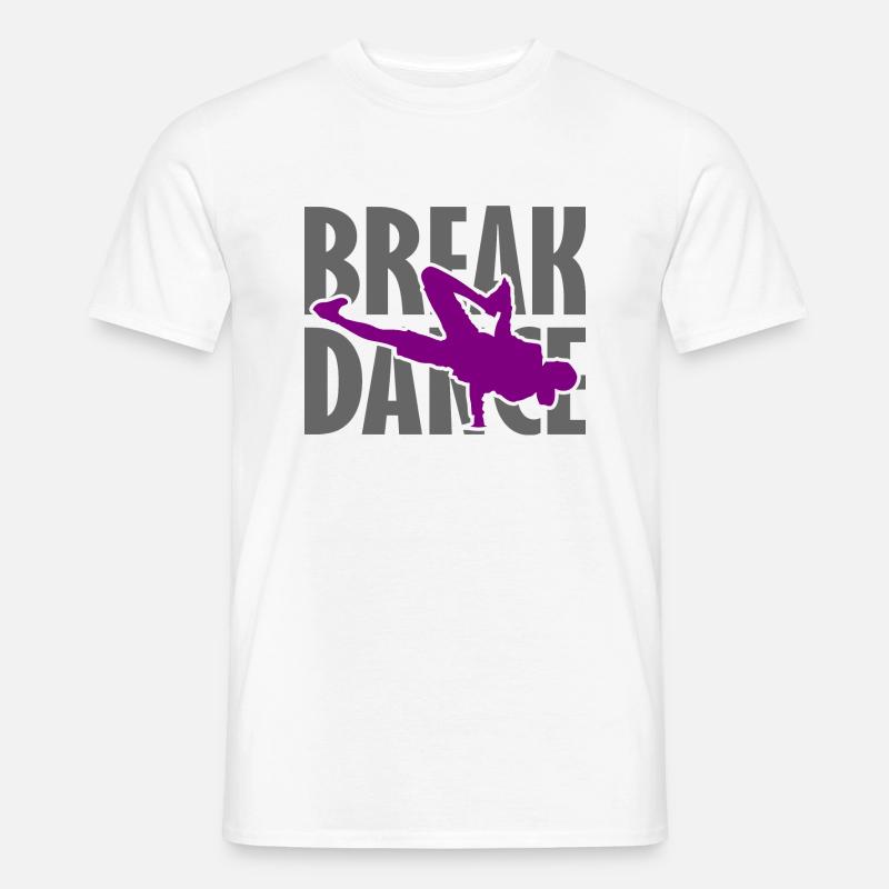 Breakdance Breakdancer Breakdancing Streetdance - Männer T-Shirt - Weiß