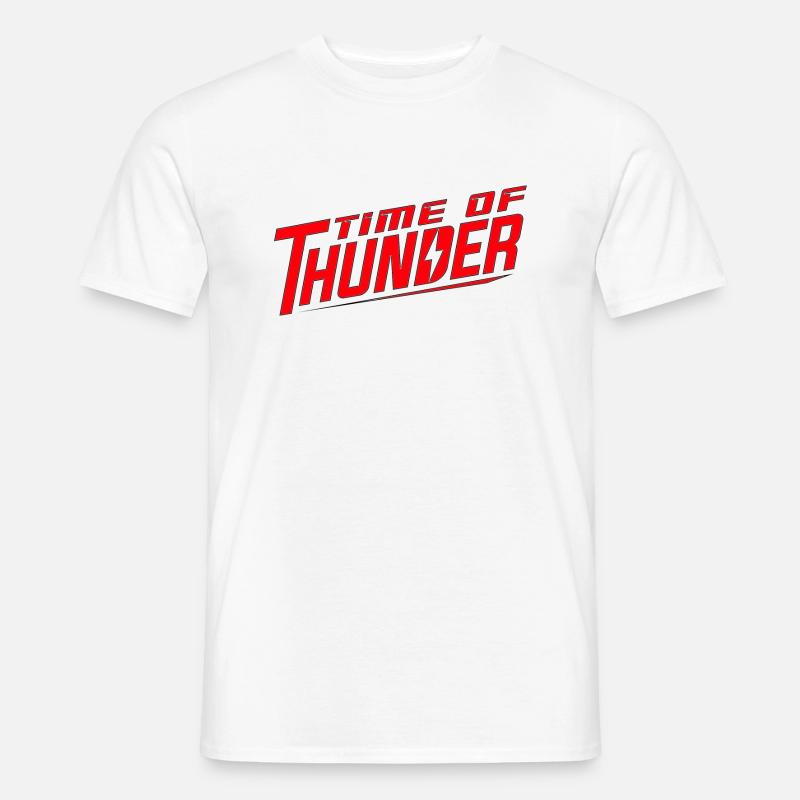 RED POWER - Männer T-Shirt - Weiß