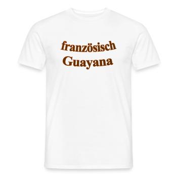 französisch Guayana - Männer T-Shirt - Weiß - Vorne - AI Model Male 178 dark (178cm)