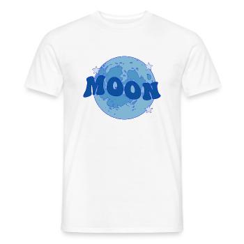 MOND - Männer T-Shirt - Weiß - Vorne - AI Model Male 178 dark (178cm)