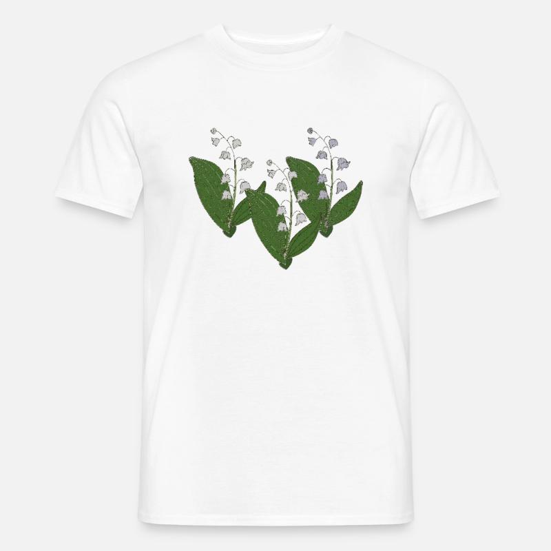 maigloeckchen dreierpack - Männer T-Shirt - Weiß