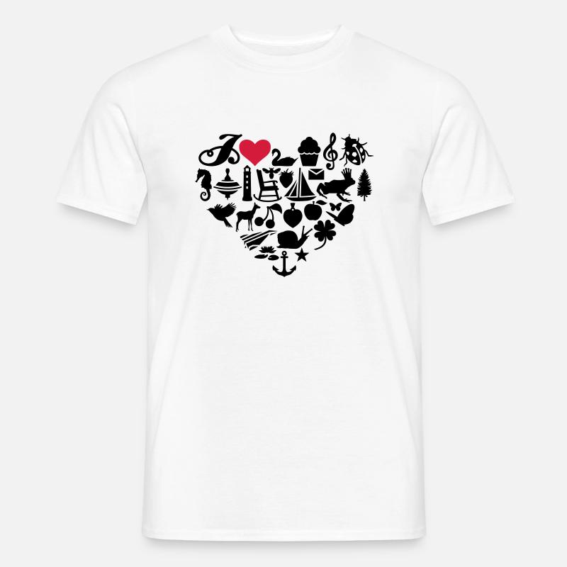 Amo - T-shirt uomo - bianco