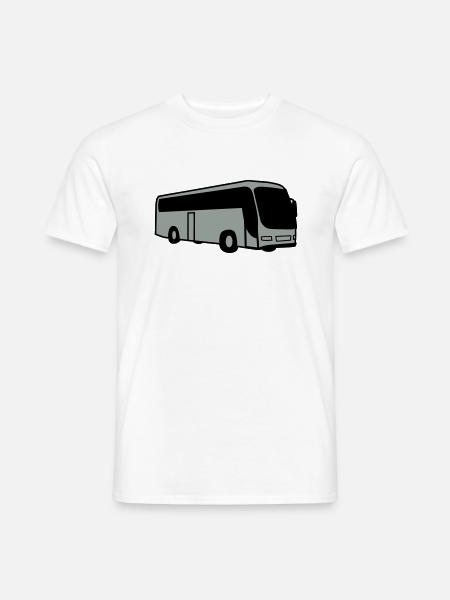 bus - T-shirt homme - blanc