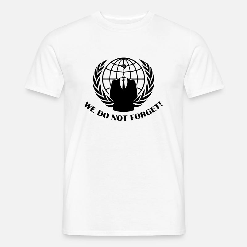 we_do_not_forget - T-skjorte herre - hvit
