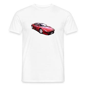 Racing Chris - Gift - Idea - Men's T-Shirt - white - Front - AI Model Male 178 dark (178cm)
