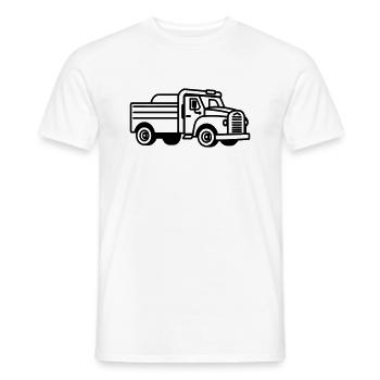 Camion - T-shirt homme - blanc - Devant - AI Model Male 178 dark (178cm)