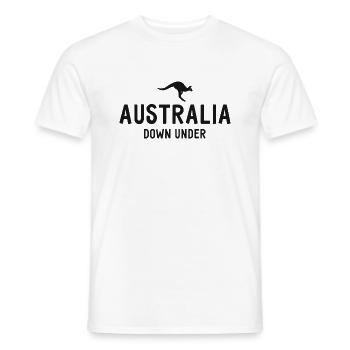 Australie - Australie - Australie - Kangourou - T-shirt homme - blanc - Devant - AI Model Male 178 dark (178cm)