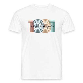 1931 Vintage Retro - Men's T-Shirt - white - Front - AI Model Male 178 dark (178cm)