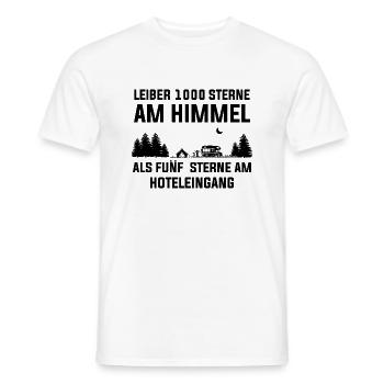 Camping camping-car caravane aventure - T-shirt homme - blanc - Devant - AI Model Male 178 dark (178cm)