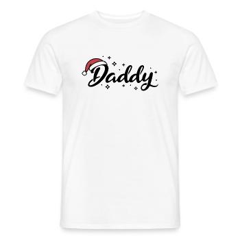 Père Noël Chapeau Papa Papa - T-shirt homme - blanc - Devant - AI Model Male 178 dark (178cm)