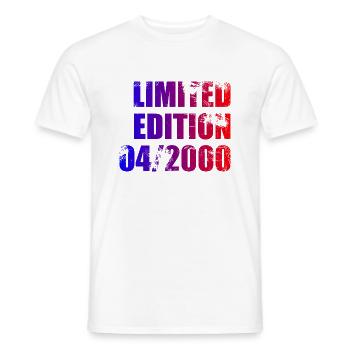 25e anniversaire Edition limitée 04/2000 - T-shirt homme - blanc - Devant - AI Model Male 178 dark (178cm)