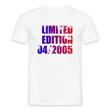 20e anniversaire Edition Limitée 04/2005 - T-shirt homme - blanc - Devant - AI Model Male 178 dark (178cm)