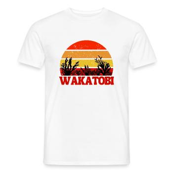 Dive in Wakatobi Indonesia - Men's T-Shirt - white - Front - AI Model Male 178 dark (178cm)