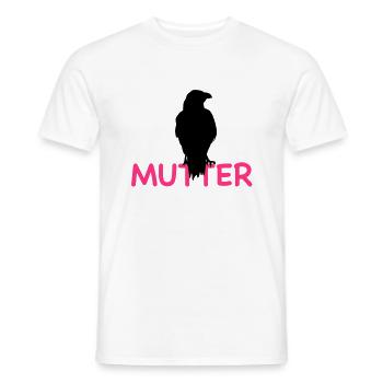 Rabenmutter - Männer T-Shirt - Weiß - Vorne - AI Model Male 178 dark (178cm)