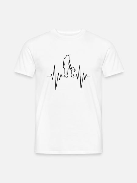 Mother And Son Pulse - Men's T-Shirt - white