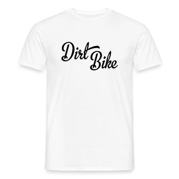 dirt bike - Männer T-Shirt - Weiß - Vorne - AI Model Male 178 dark (178cm)