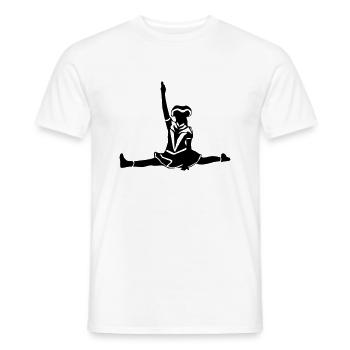 Funkenmarie - Männer T-Shirt - Weiß - Vorne - AI Model Male 178 dark (178cm)