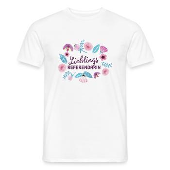 Lieblingsreferendarin Geschenk für Referendarin - Männer T-Shirt - Weiß - Vorne - AI Model Male 178 dark (178cm)