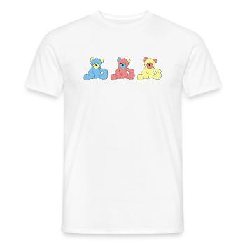 Nounours - T-shirt homme - blanc - Devant - AI Model Male 178 dark (178cm)