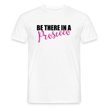 Soyez là dans un prosecco - T-shirt homme - blanc - Devant - AI Model Male 178 dark (178cm)