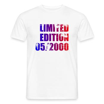 25e anniversaire Edition limitée 05/2000 - T-shirt homme - blanc - Devant - AI Model Male 178 dark (178cm)