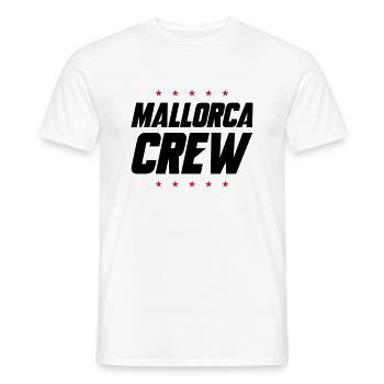 Mallorca Crew - Men's T-Shirt - white - Front - AI Model Male 178 dark (178cm)