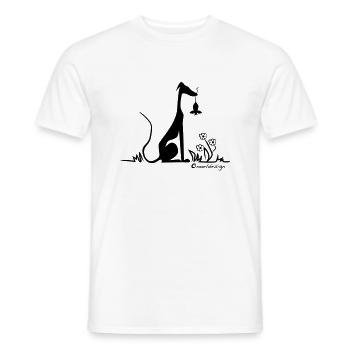 My mouse! - Men's T-Shirt - white - Front - AI Model Male 178 dark (178cm)