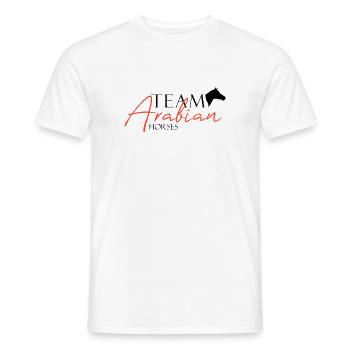 Team Arabian Horses - Männer T-Shirt - Weiß - Vorne - AI Model Male 178 dark (178cm)