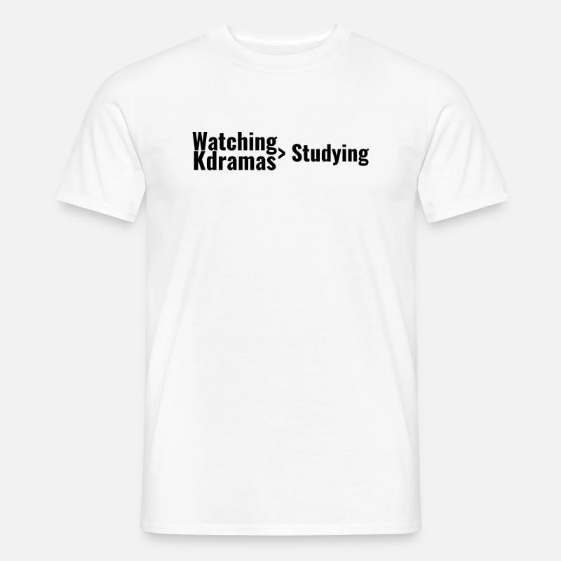 Kdramas > Studieren ansehen - Männer T-Shirt - Weiß