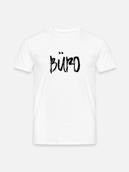 Büro - Männer T-Shirt - Weiß