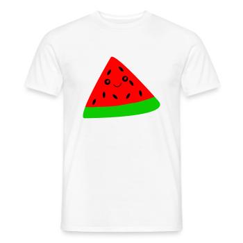 Melon - T-shirt homme - blanc - Devant - AI Model Male 178 dark (178cm)