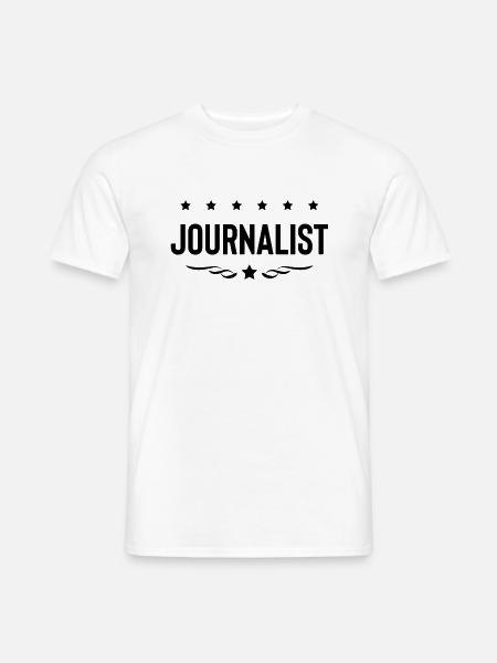 Journalist Beruf - Männer T-Shirt - Weiß