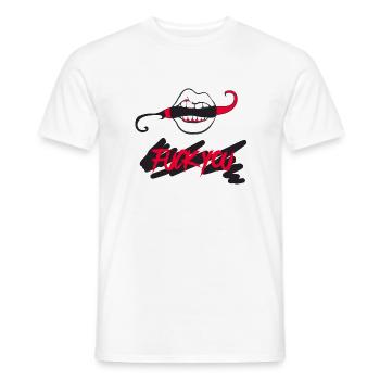 Fick dich - Männer T-Shirt - Weiß - Vorne - AI Model Male 178 dark (178cm)