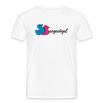 Seegevögel - Männer T-Shirt - Weiß - Vorne - AI Model Male 178 dark (178cm)
