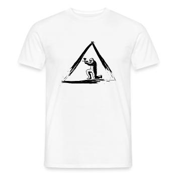 Paintball Airsoft - T-shirt homme - blanc - Devant - AI Model Male 178 dark (178cm)