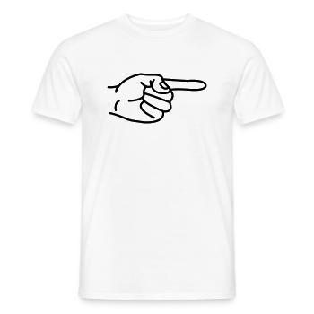 Index - T-shirt homme - blanc - Devant - AI Model Male 178 dark (178cm)