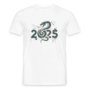 Fantasy Dragon Anime Dragon Head Myth Reptile Snake - Men's T-Shirt - white - Front - AI Model Male 178 dark (178cm)