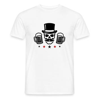 Bräutigam Skelett Jga Bier - Männer T-Shirt - Weiß - Vorne - AI Model Male 178 dark (178cm)