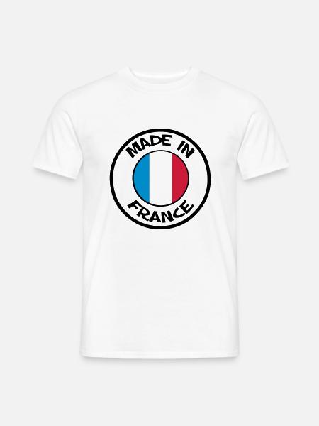 made in France - Männer T-Shirt - Weiß