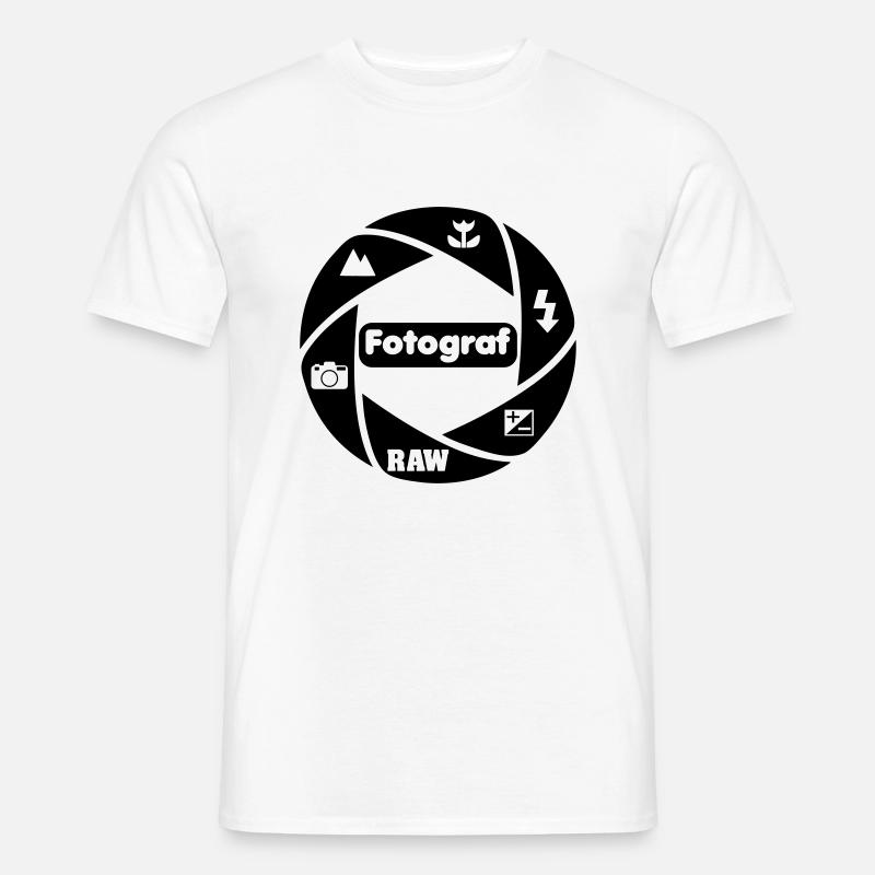 Fotograf - Männer T-Shirt - Weiß