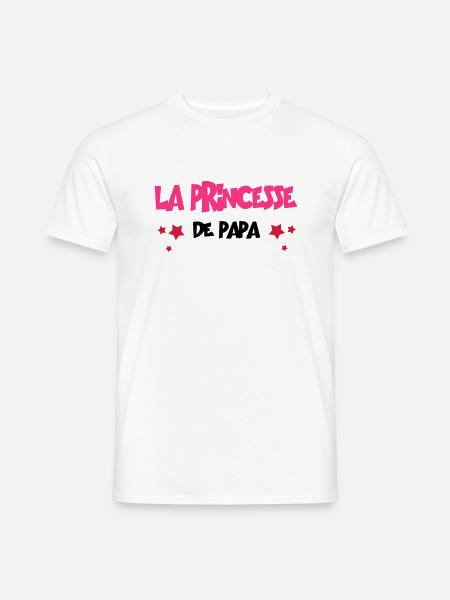 la princesse de - T-shirt homme - blanc